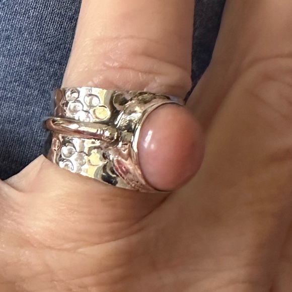 Sterling silver with Pink Opal - Picture 8 of 9